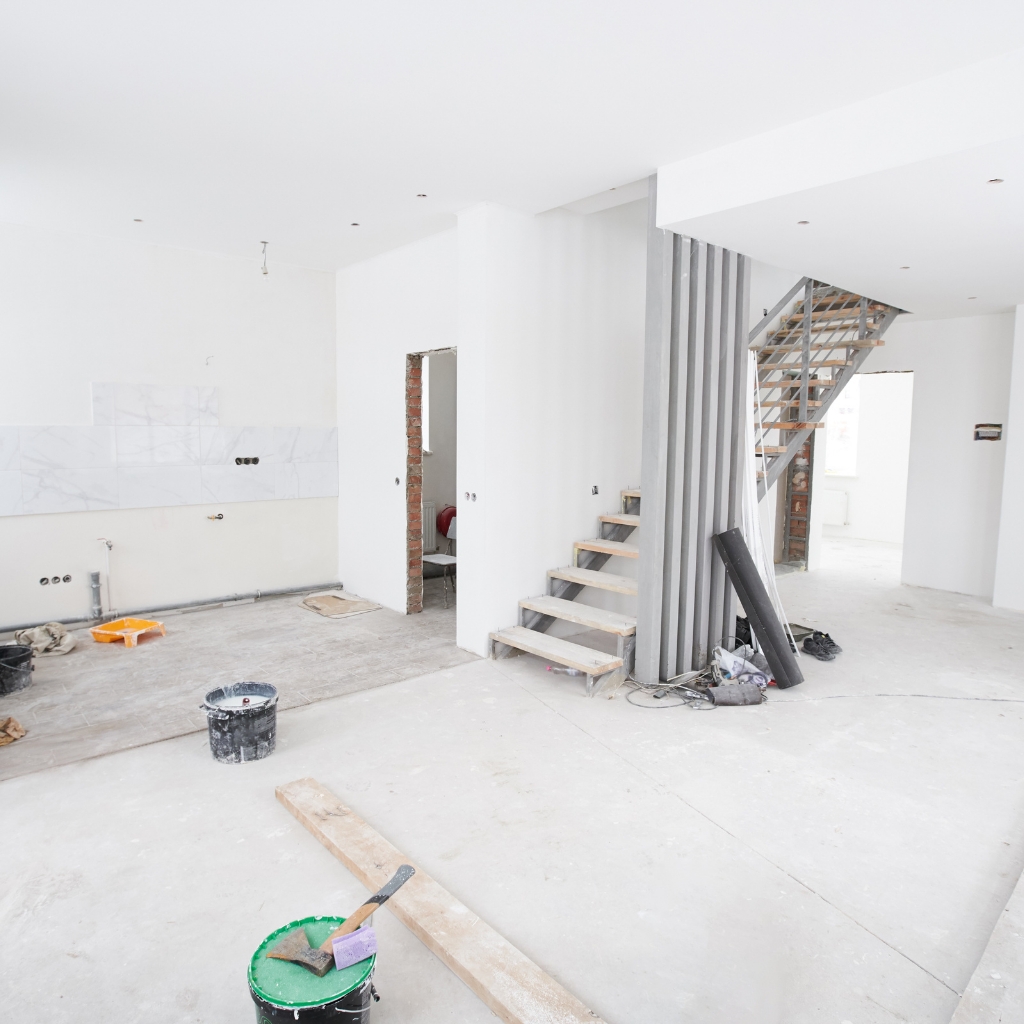 Daire tadilatı boya, elektrik ve montaj çalışmaları